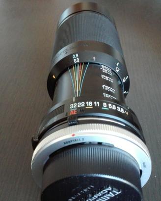 TELEOBIETTIVO + GRANDANGOLO PER MACCHINA AE-1 PROG