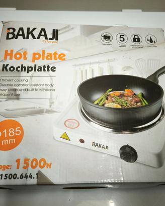 Fornello elettrico potente 1500w Bakaji