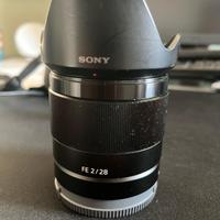 Obbiettivo Sony FE/APSC 28/42 mm F2 E mount 