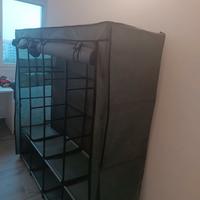 Armadio smontabile in tessuto