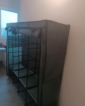 Armadio smontabile in tessuto