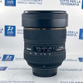 SIGMA DG 12-24 mm f4.5-5.6 HSM PER NIKON + GARANZ.