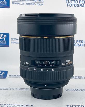 SIGMA DG 12-24 mm f4.5-5.6 HSM PER NIKON + GARANZ.