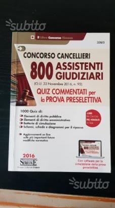 Testo per Concorso Cancelieri. Ed. Simone 2016