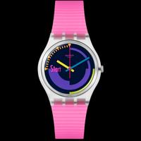 Swatch Neon Pink Podium SO28K111