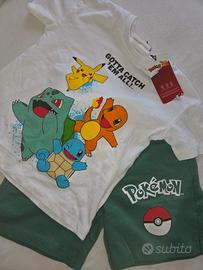 Maglia e pantaloncino pokemon
