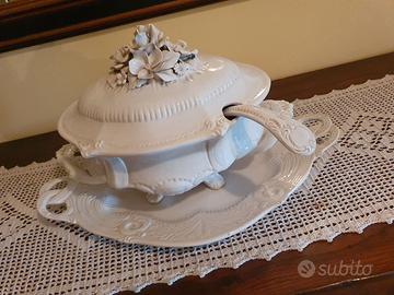 Set Zuppiera in Porcellana Bassano