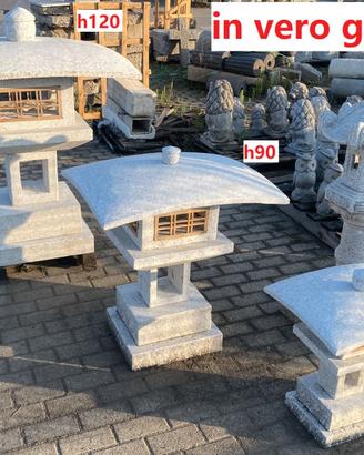 Lanterna Giapponese Kanjuji in pietra granito