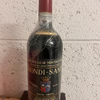 Bottiglia di Brunello Biondi Santi