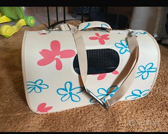 trasportino ripiegabile per cani e gatti 8 kg