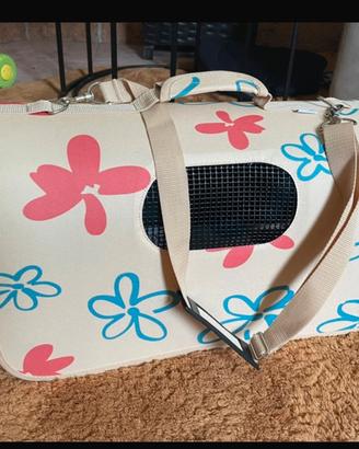 trasportino ripiegabile per cani e gatti 8 kg