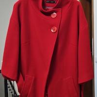 Cappottino Rosso Nuovi Sarti - Taglia 40 - Maniche