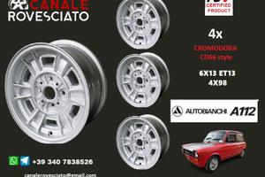 4 Cerchi CROMODORA CD66 6x 13 4x98 et 13 A112
