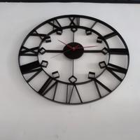 Orologio a parete in ferro lavorato