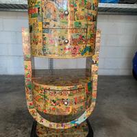 Mobiletto decoupage fumetti