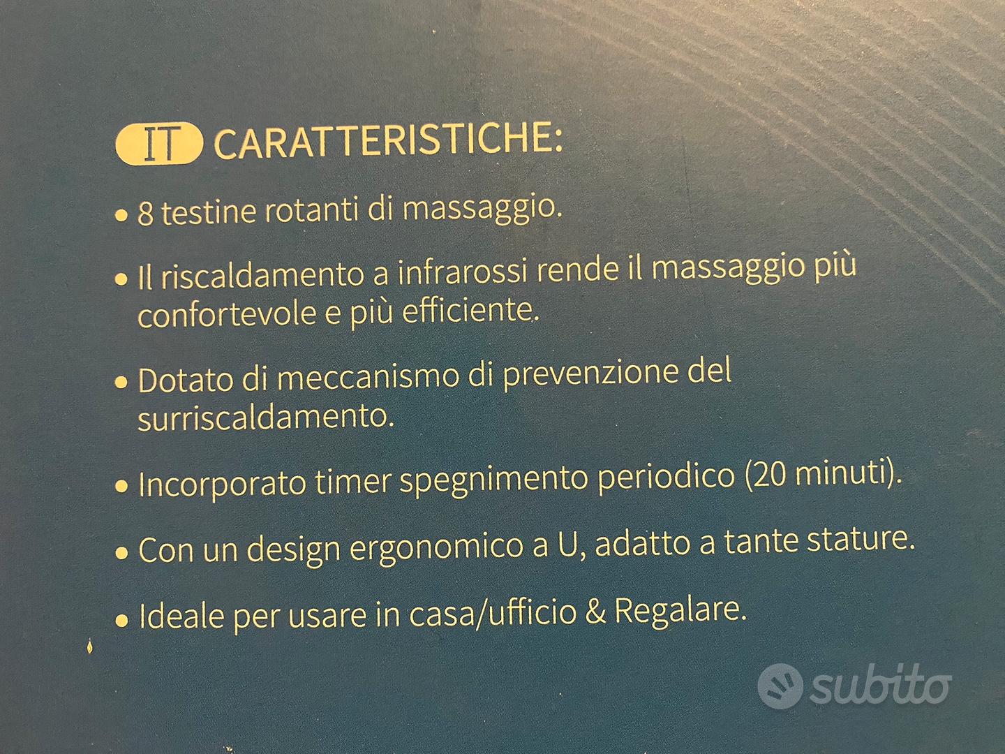 Massaggiatore shiatsu cervicale - Elettrodomestici In vendita a Bergamo