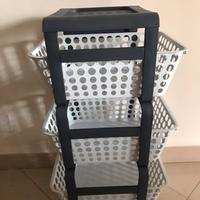 Carrello plastica dura