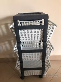 Carrello plastica dura