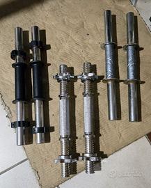 3 coppie manubri x dischi