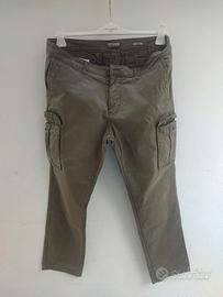 Pantaloni cargo Napapijri tg. 56/40 verde estivi