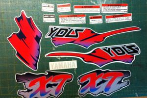 ADESIVI YAMAHA XT 600 3TB YDIS - modello BLU