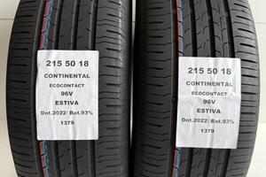 2 GOMME 215 50 18 CONTINENTAL A1379