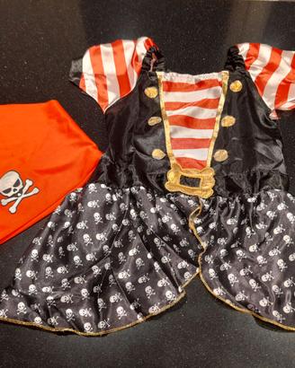 Costume carnevale/halloween piratessa