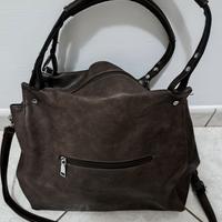 Borsa marrone due manici i più  tracolla