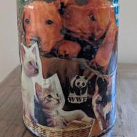 Barattolo decorato con animali