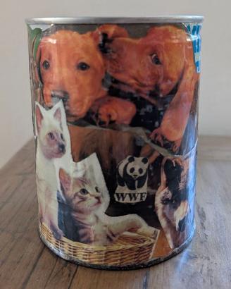 Barattolo decorato con animali
