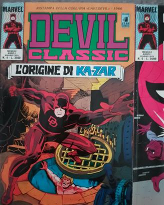 Fumetti Devil Classic lotto in sequenza
