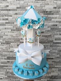 torta scenografica carosello