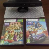 Kinect per XBOX 360 + 2 GIOCHI (NUOVO)