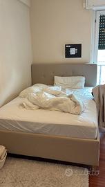 IKEA DANÄS Letto imbottito con cassetti
