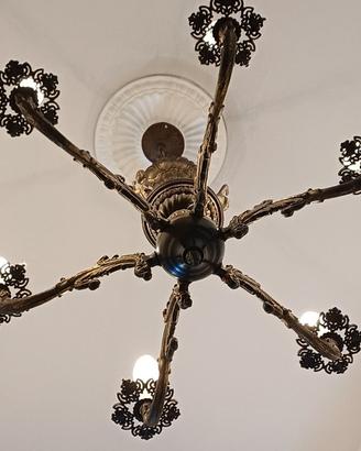 Lampadario vintage Luigi XV