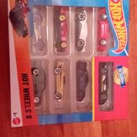 Hotwheels pacchetto di 8 macchinine