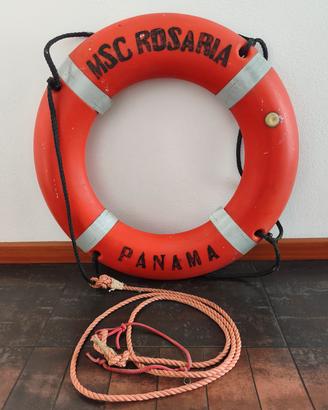 Salvagente anulare originale MSC Rosaria Panama 