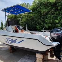 Barca a Motore 6.20 mt. con Mercury F40 Pro