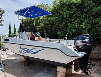 Barca a Motore 6.20 mt. con Mercury F40 Pro