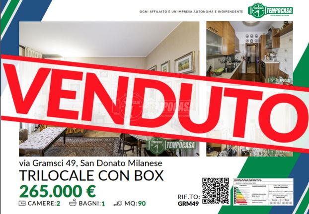 TRILOCALE CON BOX - VIA GRAMSCI 49, SAN DONATO MIL