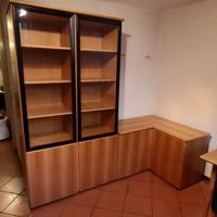 Mobile sala Noce chiaro - tavolo + 4 sedie