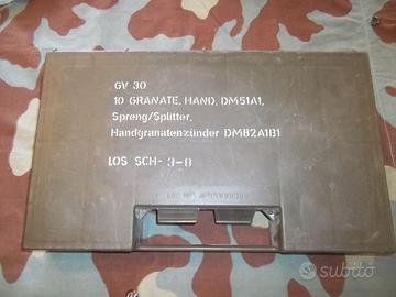 Bundeswehr Packkasten Grenade Plastic Box