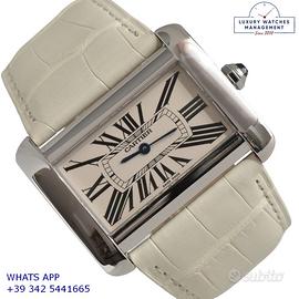 Cartier Tank Divan XL 2600 38MM cream dial quartz