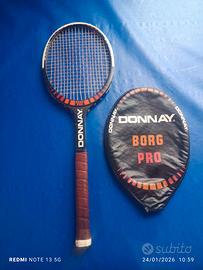 RACCHETTA TENNIS VINTAGE DA COLLEZIONE BORG PRO
