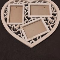 portafoto a forma di cuore 