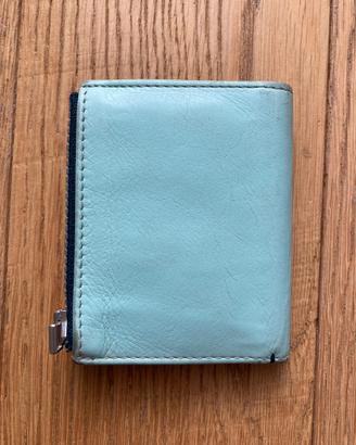 Portafoglio ROIK Slim in Pelle Bicolore con Zip