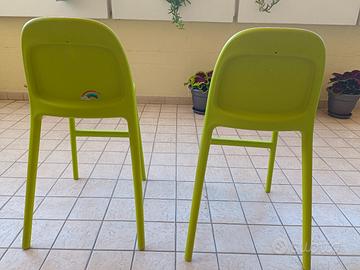 n. 2 sedie sgabelli Ikea Urban sedia junior