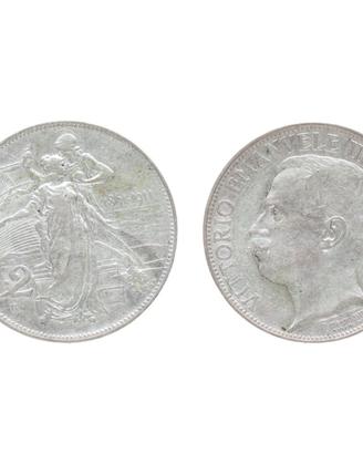 2 Lire 1911 - Cinquantenario dell'Unità d'Italia