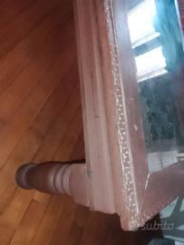 Tavolo legno antico lavorato