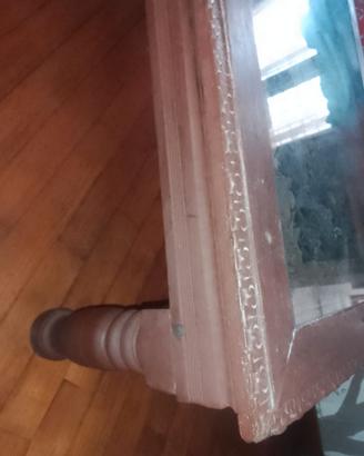Tavolo legno antico lavorato